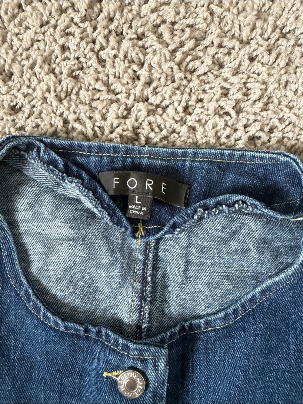 Denim Short Set - Picture 3 of 5
